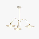 Disc-Shaped Multi-Head Lampshade Branch Chandelier - Clowas